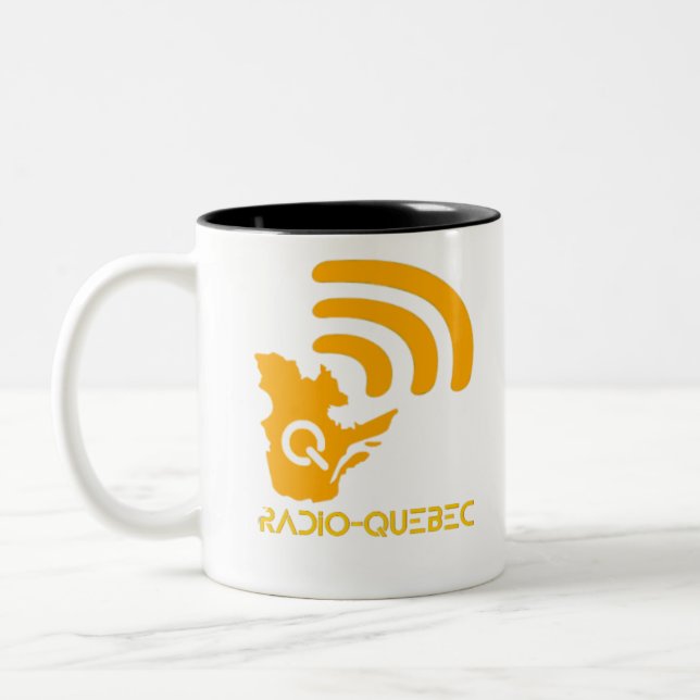 Tasse 2 Couleurs Radio-Quebec (Gauche)