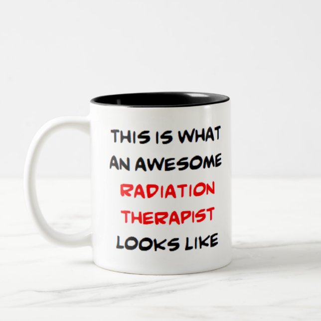 Tasse 2 Couleurs radiothérapeute, génial (Gauche)