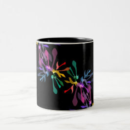 Tasse 2 Couleurs Rainbow Fireworks Imprimer