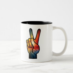 Tasse 2 Couleurs Rainbow Peace
