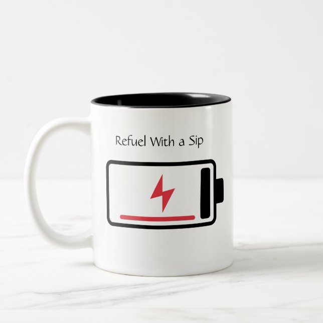Tasse 2 Couleurs Rallumer avec un sip (Gauche)