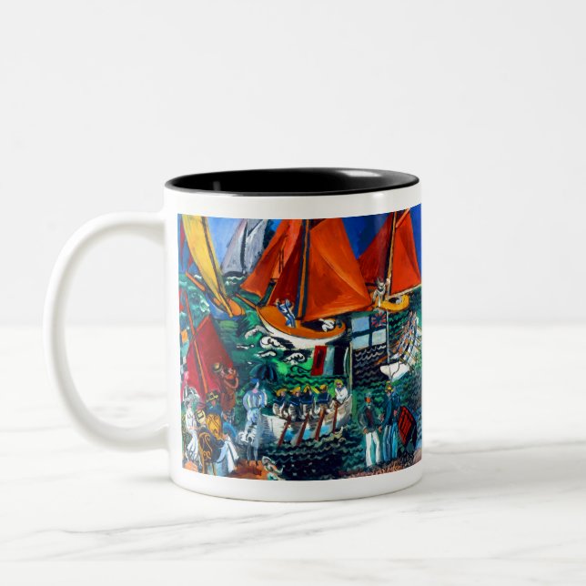 Tasse 2 Couleurs Raoul Dufy La Regatta (Gauche)
