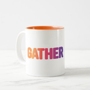 Tasse 2 Couleurs Rassemblement aux couleurs chaudes