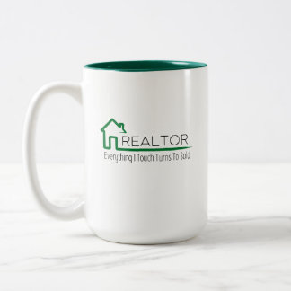 Tasse 2 Couleurs Realtor - Tout Ce Que Je Touche Se Transforme En B