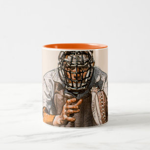 Tasse 2 Couleurs Receveur de base-ball