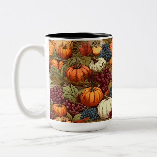 Tasse 2 Couleurs Récolte d'automne (Gauche)