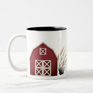 Tasse 2 Couleurs Red Barn Farm Pays