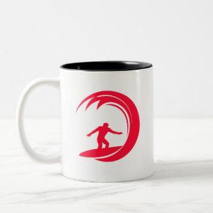 Tasse 2 Couleurs Red Surf
