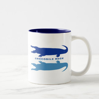 Tasse 2 Couleurs Réflexion crocodile (bleu)