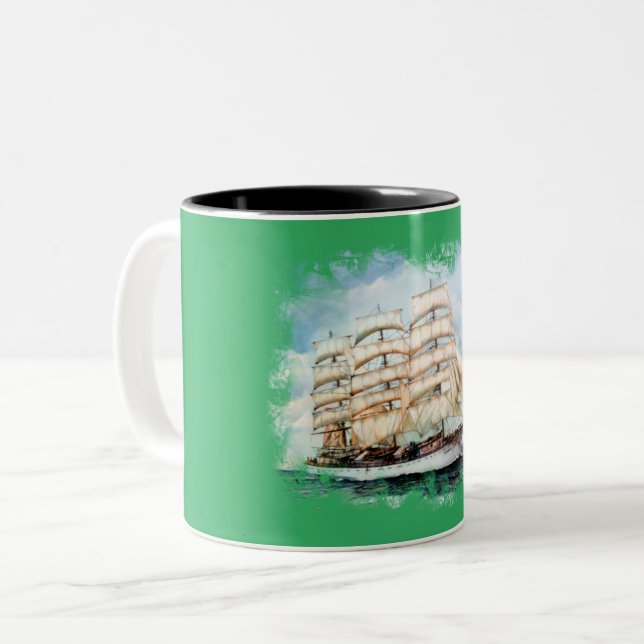 Tasse 2 Couleurs Regata Cutty Sark (Devant gauche)