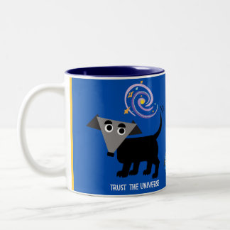 Tasse 2 Couleurs Rego Berto Mug, "Faites confiance à l'univers". 2