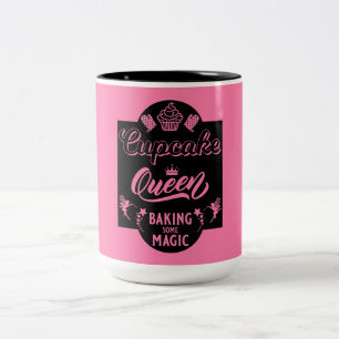 Tasse 2 Couleurs Reine Cupcake