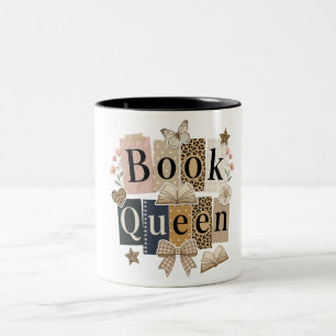Tasse 2 Couleurs Reine des livres mignons
