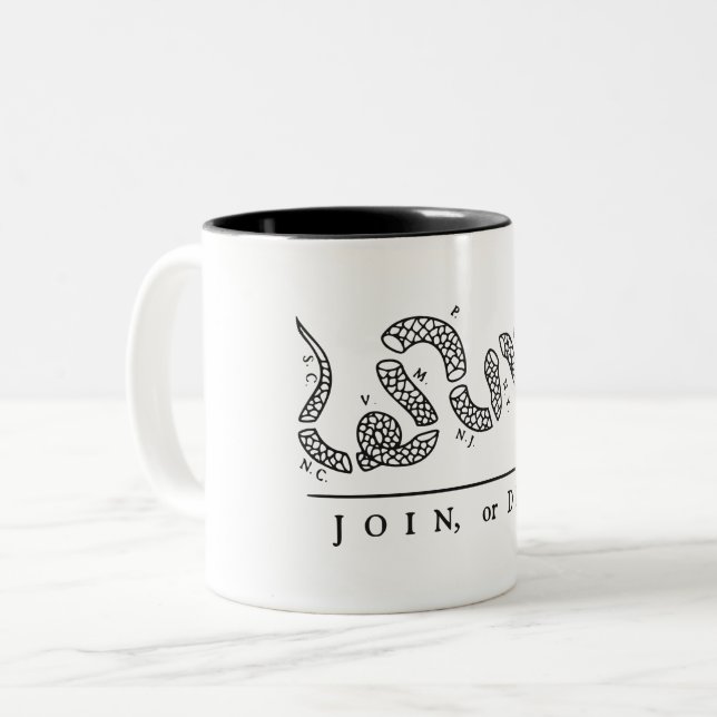Tasse 2 Couleurs Rejoindre ou mourir (Devant gauche)