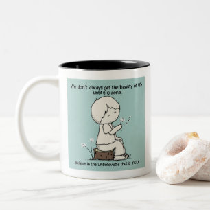 Tasse 2 Couleurs Remarquez la Beauté de la Vie