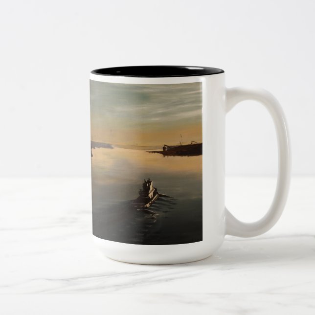 Tasse 2 Couleurs Remorqueur de la rivière Savannah (Droit)