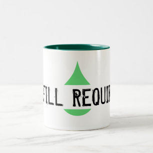 Tasse 2 Couleurs REMPLIR la goutte verte requise