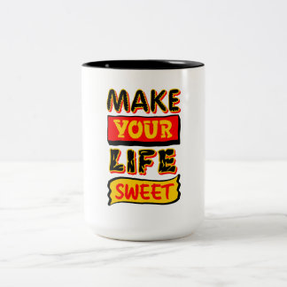 Tasse 2 Couleurs Rendez Votre Vie Douce