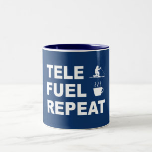 Tasse 2 Couleurs Répétition du carburant de tele