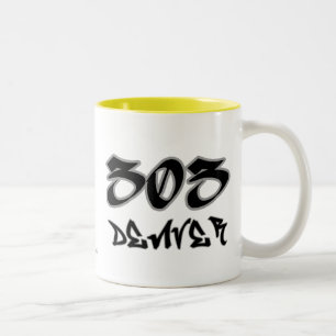 Tasse 2 Couleurs Représentant Denver (303)