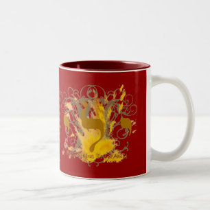 TASSE 2 COULEURS REPRISE DU ROUGE DE ~ D'ÉTINCELLES