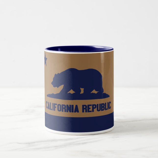 Tasse 2 Couleurs République de Californie (Centre)