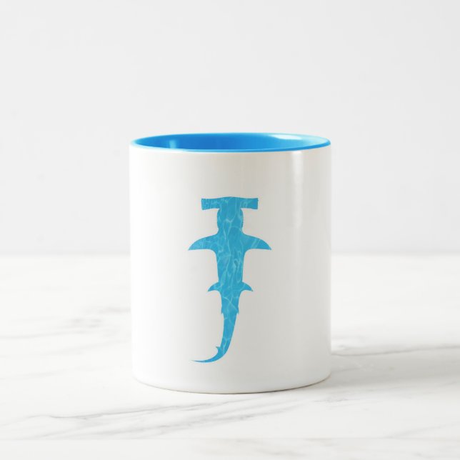 Tasse 2 Couleurs Requin à marteau océanique (Centre)