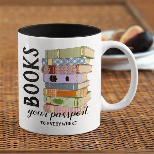 Tasse 2 Couleurs Réservez Votre Passeport Vers Tous Les Lieux Amate