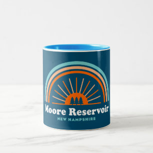 Tasse 2 Couleurs Réservoir Moore New Hampshire Rainbow