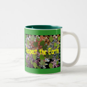 Tasse 2 Couleurs Respectez la terre