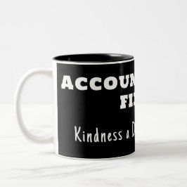 Tasse 2 Couleurs Responsabilisation d'abord, gentillesse ensuite