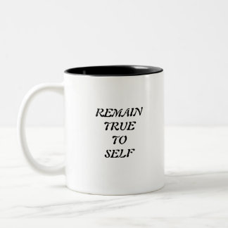 TASSE 2 COULEURS RESTE VRAI À LUI-MÊME