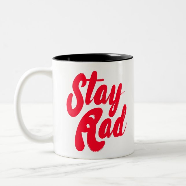 Tasse 2 Couleurs Rester en piste (Gauche)