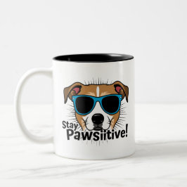 Tasse 2 Couleurs Restez la Musique Pawsitive