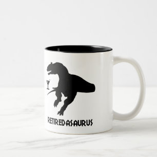 Tasse 2 Couleurs Rétiredasaure