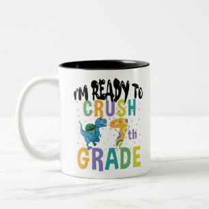 Tasse 2 Couleurs Retour à l'école Je suis prêt à déchirer la 7e ann