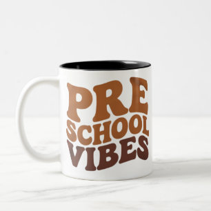 Tasse 2 Couleurs Retour à l'école Premier jour de pré-maternelle Gr