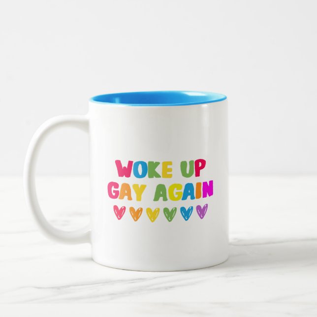 Tasse 2 Couleurs Réveillez Gay (Gauche)