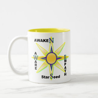 Tasse 2 Couleurs Réveillez-vous, averti, Starseed, Empath