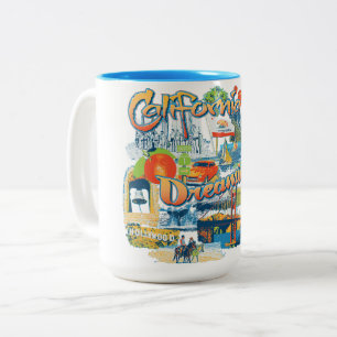 Tasse 2 Couleurs Rêverie Californienne