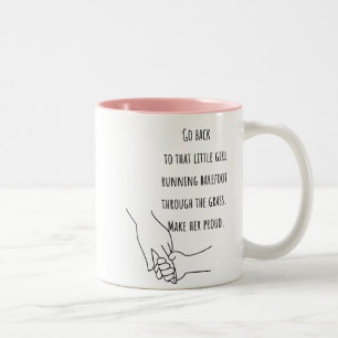 Tasse 2 Couleurs Rêves nus et échos d'enfance