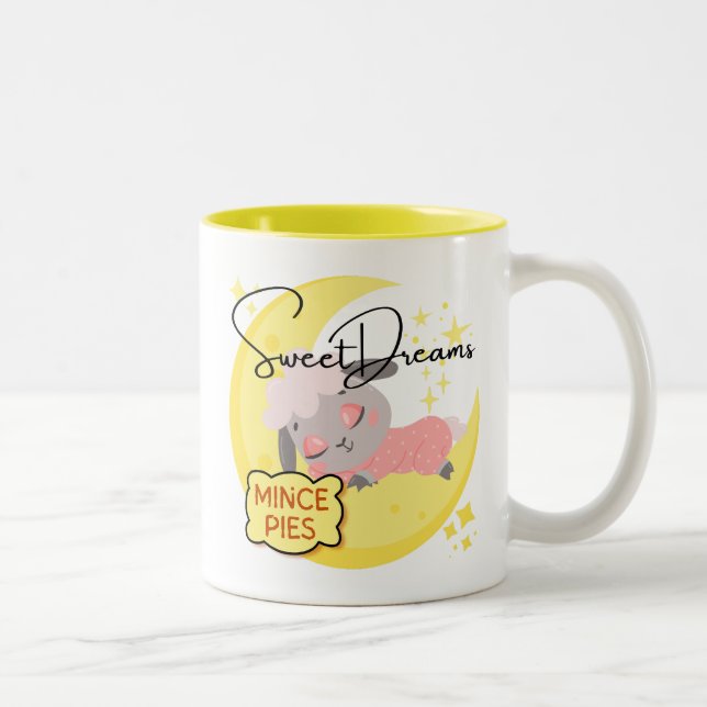 Tasse 2 Couleurs Rêves sucrés et tartes (Droit)