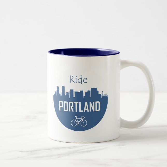 Tasse 2 Couleurs Ride Portland (Droit)