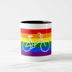 Tasse 2 Couleurs Ride Pride Cyclisme
