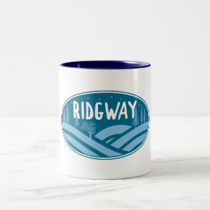 Tasse 2 Couleurs Ridgway Colorado Extérieur