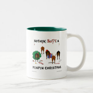 Tasse 2 Couleurs Rien n'aboutent Noël de Pin de minute