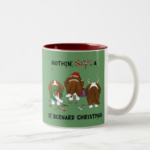 Tasse 2 Couleurs Rien n'aboutent Noël de St Bernard