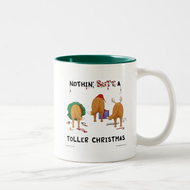 Tasse 2 Couleurs Rien n'aboutent Noël de Toller (Droit)