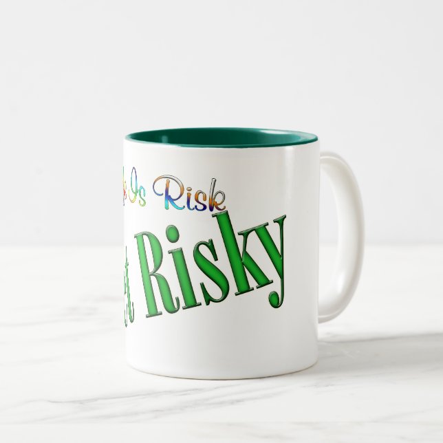Tasse 2 Couleurs Risque (Devant droit)