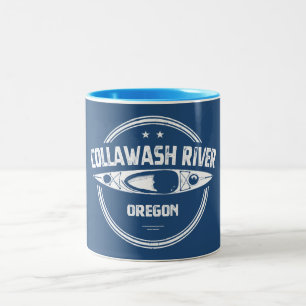 Tasse 2 Couleurs Rivière Collawash Oregon Canoë-kayak